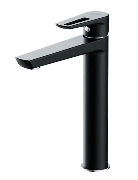 Cersanit Mille - Umývadlová batéria s výpusťou ClickClack, čierna S951-356