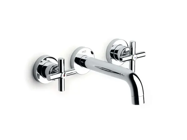 Roca Loft - Umývadlová batéria, 3-otvorová inštalácia, chróm A5A4743C00