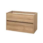Mereo Opto - Umývadlová skrinka, 81x58x46 cm, 2 zásuvky, dub CN921S