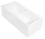 Polysan Monolith - Vaňa Marlene Curve L, 175x75x63 cm, biela 72034MCL