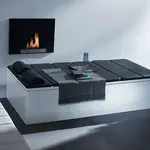 Kaldewei Príslušenstvo - Relaxačné lehátko 2000 x 1000 mm antracit 689710140000