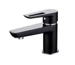 Cersanit Mille - Umyvadlová baterie s výpustí, černá S951-048