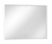 Hansgrohe Xarita E - Zrcadlo s LED osvětlením a vyhříváním, 100x70 cm, dotykový senzor, matná bílá 54986700