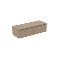 Ideal Standard Finesse - Umyvadlová skříňka, 140x51x38 cm, 2 zásuvky, Dark Elm E3432UR