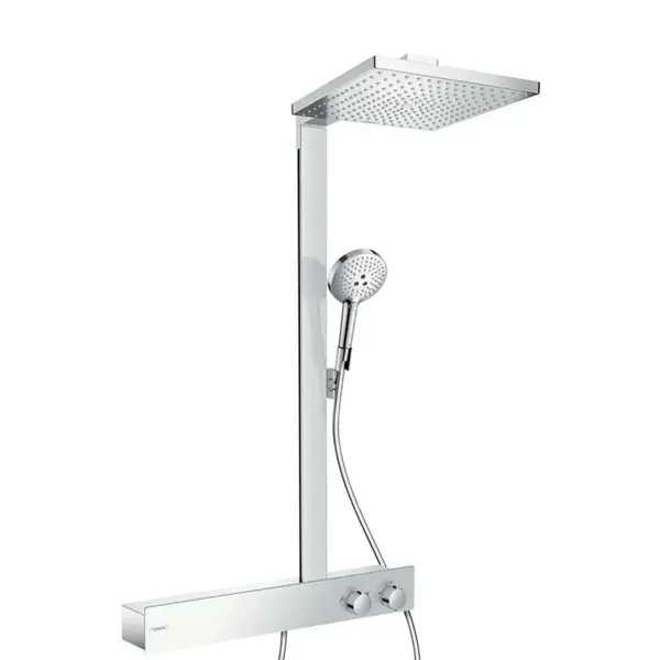 Hansgrohe Raindance E - Sprchová súprava Showerpipe 300 s termostatom 600, chróm 27363000