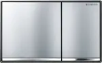 Geberit Omega60 - Ovládacie tlačidlo splachovania, kefovaný chróm 115.081.GH.1