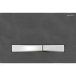 Geberit Sigma50 - Ovládacie tlačidlo splachovania, chróm/bridlica Mustang 115.788.JM.2