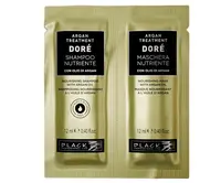 Vyživující šampon a maska pro suché a lámavé vlasy Black Professional Doré Argan Treatment - 2 x 12 ml