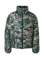 Just Cavalli Prechodná bunda  olivová / smaragdová / čierna / biela