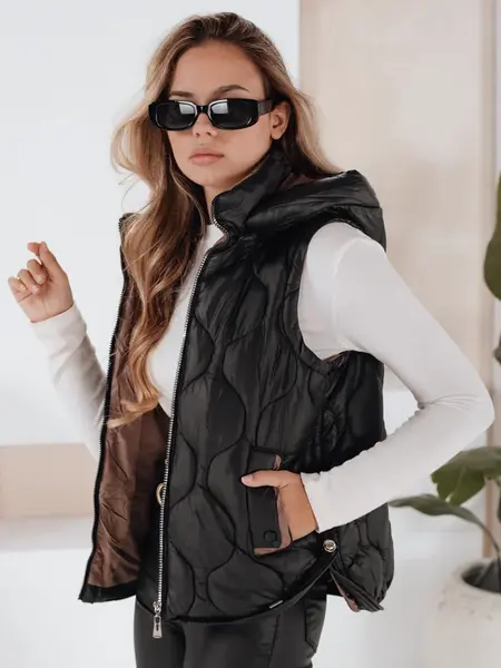 Dámská pikovaná vesta s kapucí MISSVEST