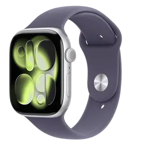 APPLE Watch 11 GPS 42mm Silver Aluminium Case with Purple Fog Sport Band - M/L