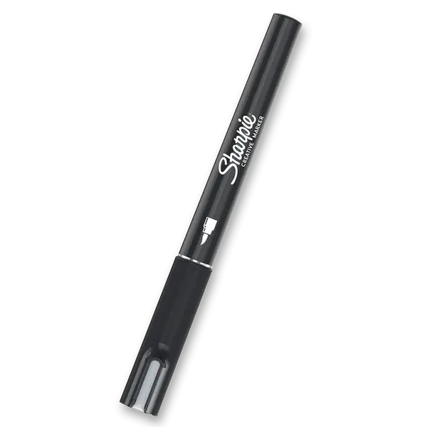 Akrylový popisovač Sharpie Acrylic Marker Brush - světle šedý