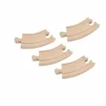 Příslušenství k dráze - Kulaté koleje krátké, 4ks