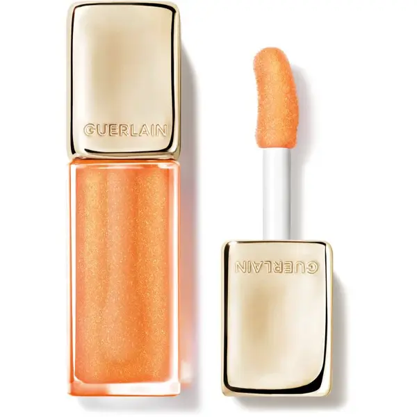 GUERLAIN The Tale Of Wonders KissKiss Bee Glow Oil olej na rty s medem odstín 389 Sparkling Peach 9.5 ml