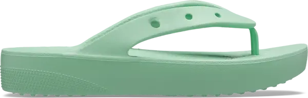 Dámské žabky crocs classic platform světle zelená 34-35