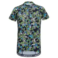 Dětský cyklistický dres silvini scrivia tmavě modrá/růžová 134-140