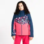 Dětská zimní bunda dare2b humour ii tmavě modrá/růžová 152