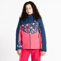 Dětská zimní bunda dare2b humour ii tmavě modrá/růžová 152