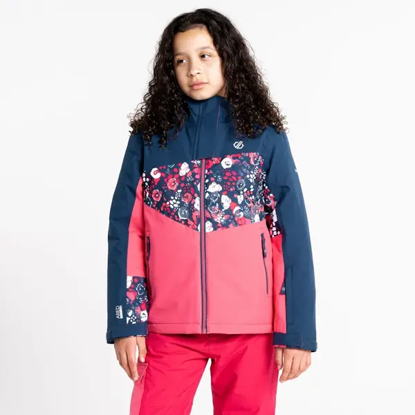 Dětská zimní bunda dare2b humour ii tmavě modrá/růžová 152