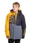 Dětská snb & ski bunda meatfly bangito žlutá/šedá 146