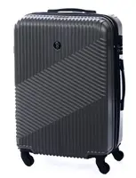 Cestovní kufr bertoo milano - tmavě šedý xl