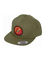 Meatfly kšiltovka Flanker Snapback Red Eternal / Buck | Červená | Velikost One Size