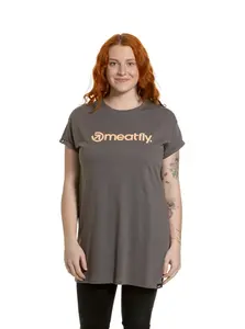 Meatfly dámské šaty Senna Smoked Pearl | Šedá | Velikost XS | 100% bavlna