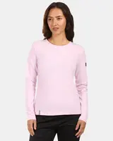Dámské bavlněné tričko s dlouhým rukávem kilpi promox-w světle růžová 42