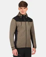 Pánská zateplená fleecová mikina s kapucí kilpi nevia-m zelená xl