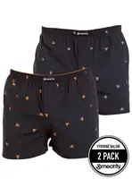 Meatfly pánské trenýrky Agostino I - Flies | Černá | Velikost S