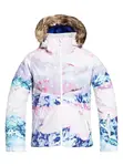 Roxy dětská SNB & SKI bunda Jet Ski Bright White Pyrennes | Bílá | Velikost 14 r.