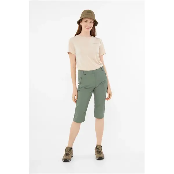 Dámské 3/4 kalhoty viking expander zelená xl