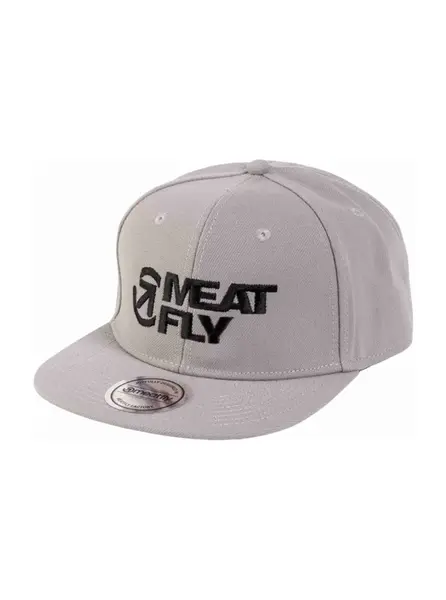 Kšiltovka meatfly ness snapback šedá/černá one size