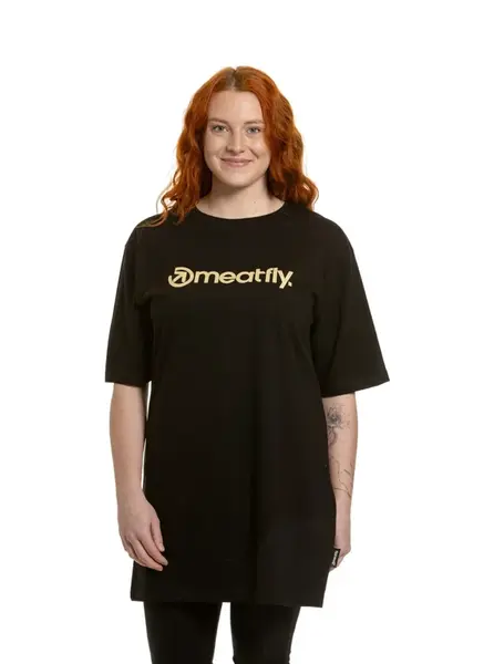 Meatfly dámské tričko Rory Black | Černá | Velikost M | 100% bavlna