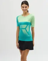 Dámský cyklistický dres silvini stabina zelená s