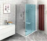 Polysan Fortis Line - Sprchová stěna 100 cm, leštěný hliník/čiré sklo FL3510