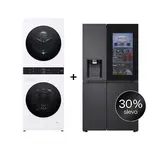 SET - LG WashTower WT1210WWF + Chladnička InstaView™ GSXE90EVAD