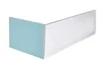 Polysan Plain - Panel čelní 160, pravý, 1600x590 mm, bílá 72768