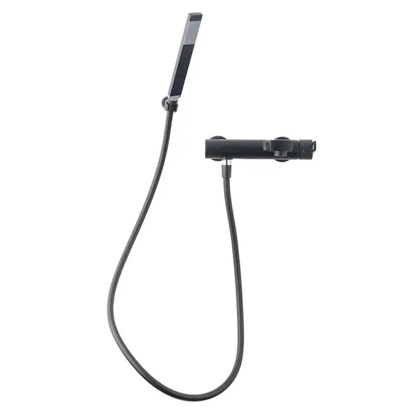 Paffoni Ringo - Vanová baterie s příslušenstvím, černá mat RIN023NO