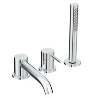 Kludi Bozz - Baterie na okraj vany, 3-otvorová instalace, chrom 384480576