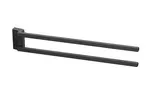 Ravak 10° - Držák ručníků otočný, 45 cm, černá X07P564