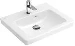 Villeroy & Boch Subway 2.0 - Umývátko nábytkové 50x40 cm, s přepadem a otvorem pro baterii, Ceramicplus, bílá 73155GR1