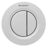 Geberit Splachovací systémy - Oddálené ovládání splachování typ 01, 2-činné, easy to clean, matný chrom 116.042.JQ.1