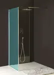 Polysan Modular Shower - Pevný panel MS2, 100 cm, levý, k instalaci na sprchovou stěnu modulu MS2, čiré sklo MS2B-100L