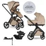 EASYWALKER Kočárek kombinovaný Zoey Almond Taupe + CBX By CYBEX Aton B2 i-Size + základna