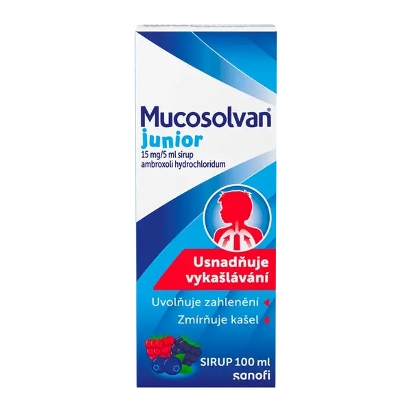 Mucosolvan Junior 15mg/5ml sirup 100ml
