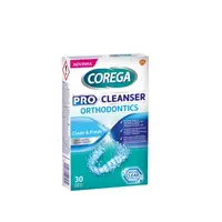 Corega Pro Cleanser Orthodontics čístící tablety na rovnátka a chrániče, 30ks