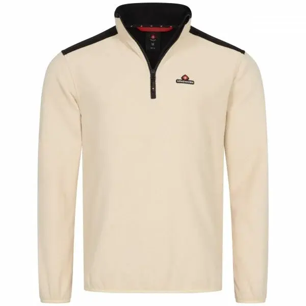 HOHENHORN SKYJA Pánská fleecová mikina, béžová, velikost