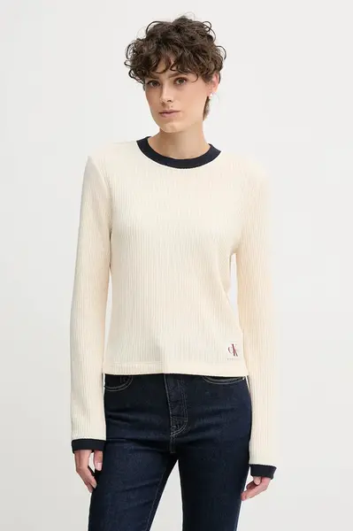 Tričko s dlhým rukávom Calvin Klein Jeans