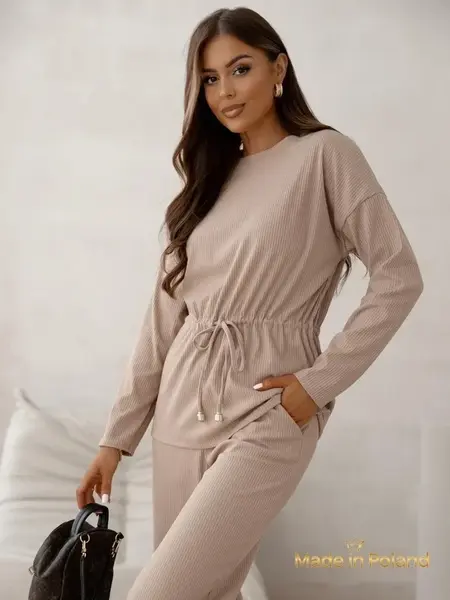 Resti Cotton Women's set a'la sweater ribbed